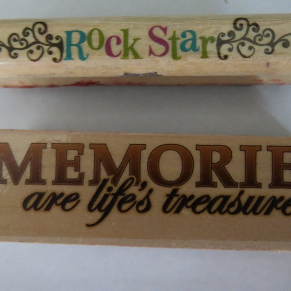 Rubber ink stamps